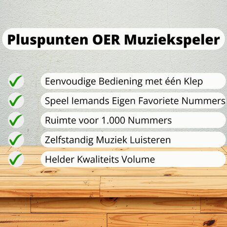 OER Muziekspeler (Dementievriendelijk)